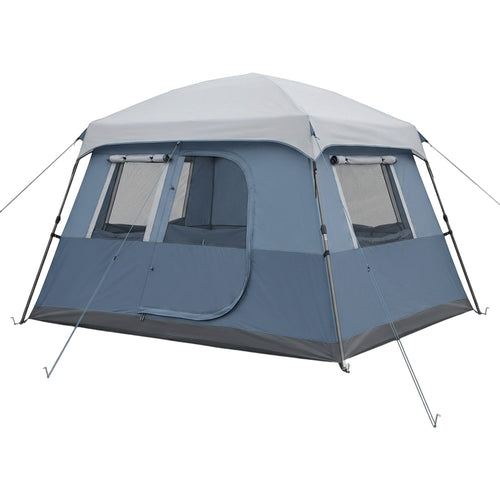 Kxpvn Four Person Cabin Tent Slate Blue - Product view